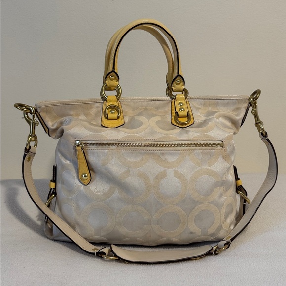 Coach Madison Julianne Op Art satchel handbag 12963 - Picture 2 of 12